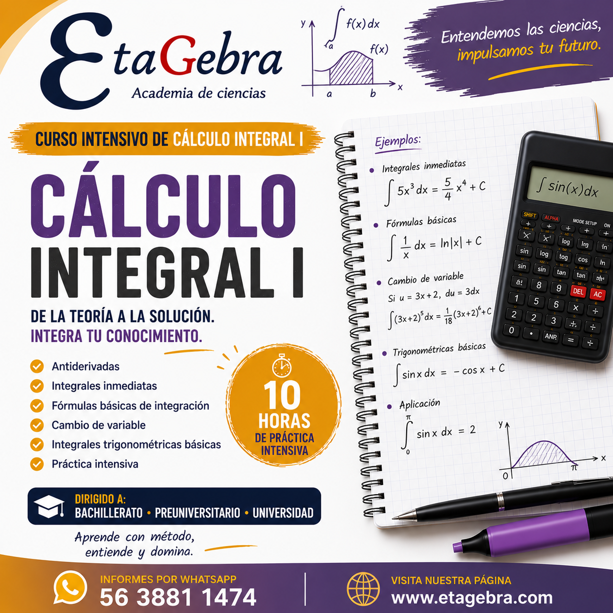 Curso de Cálculo Integral I